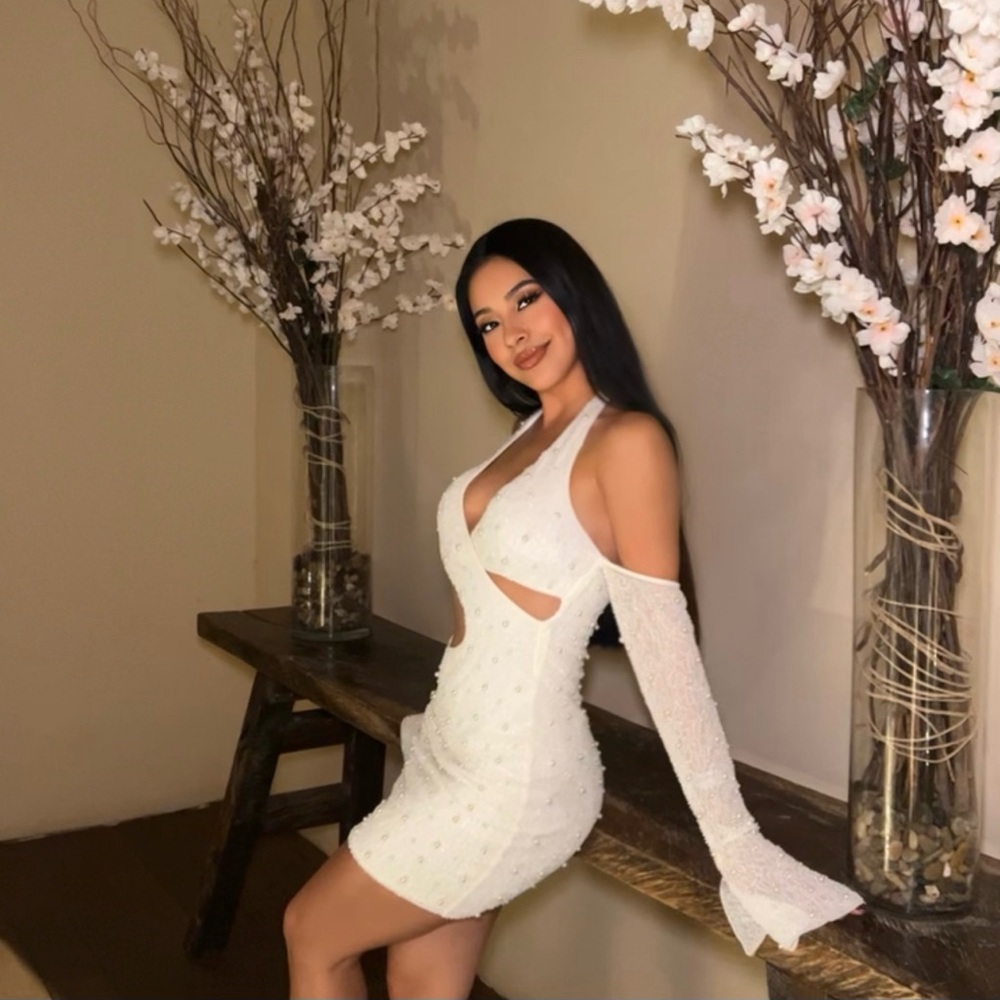 White OH POLLY Dress